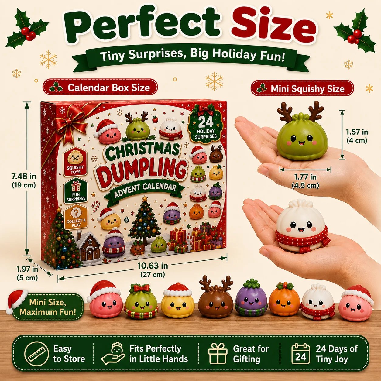 🎅 CHRISTMAS SPECIAL | 24 Days of Mini Squishies – Cute c