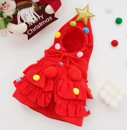 🎄 Christmas Hot Sale - 50% OFF🐶Christmas Tree Pet Cloak Costume for Dogs and Cats