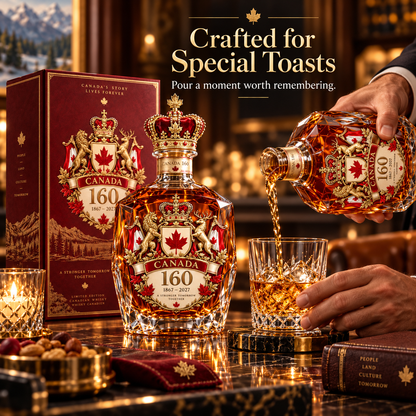 🍁 Canada 160 Heritage Decanter™ – 1867–2027 Commemorative Collector Bottle
