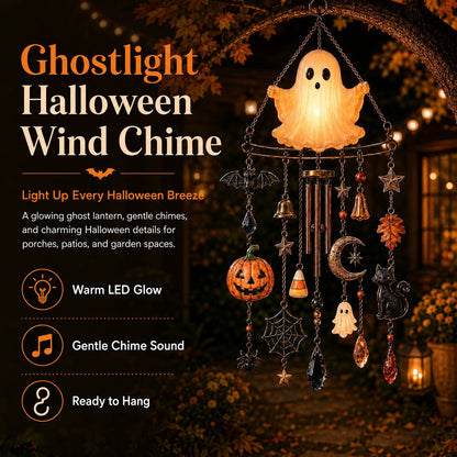 🔥 New Arrival Launch Sale - 49% OFF —👻 Haunted Glow Ghost Wind Chime