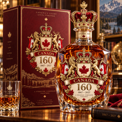 🍁 Canada 160 Heritage Decanter™ – 1867–2027 Commemorative Collector Bottle