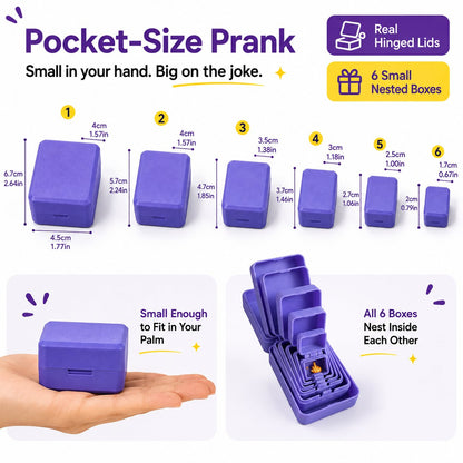 🎁Halloween prank essentials- 6-Layer Prank Gift Box🖕🤣Last day with huge discounts! Only $9.99！