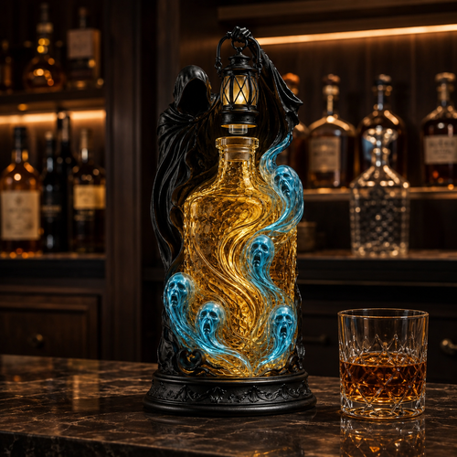 🎃 Halloween Sale 50% OFF – Soul Harvester Whiskey Decanter with Lantern Stopper