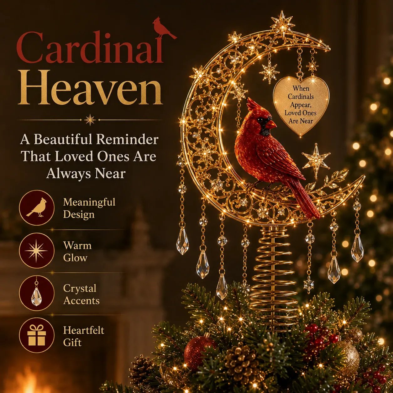 🎄Lighted Memorial Christmas Tree Topper Collection