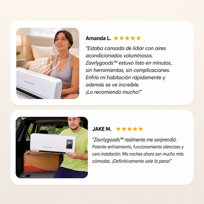 🔥 LAST DAY: 50% OFF + FREE SHIPPING 🔥 Ductless Portable Air Conditioner – No Window Needed