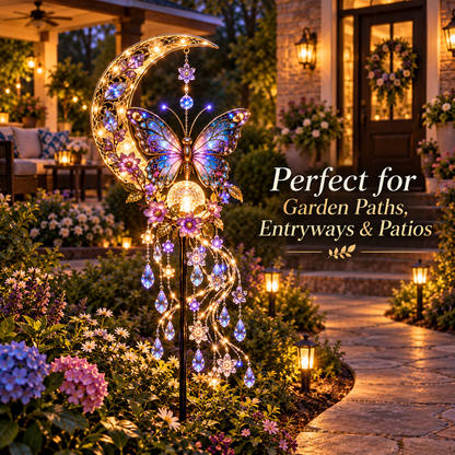 🦋 Butterfly Moonlight Cascade™ – Turn Your Garden Into a Glowing Moonlit Dream