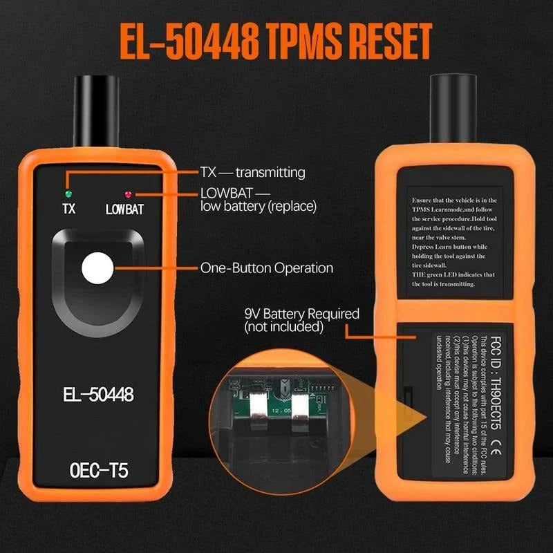 Tire Pressure Monitoring System Reset Tool