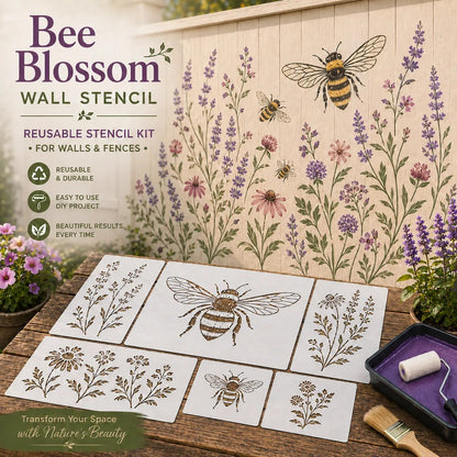 💥 LAST DAY 49% OFF – 🌿 Garden Wall Stencil™ Collection | Make your walls look lively and not monotonous