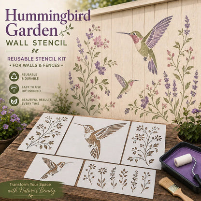 💥 LAST DAY 49% OFF – 🌿 Garden Wall Stencil™ Collection | Make your walls look lively and not monotonous
