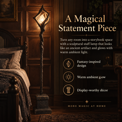 ✨ Wizard’s Light™ – Detachable Fantasy Staff Lamp with Magical Glow