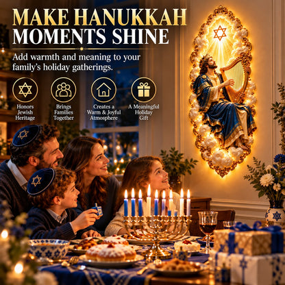 ✡️Jewish Heritage Illuminated Wall Art – High Priest Inspired Design