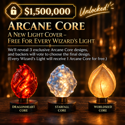 ✨ Wizard’s Light™ – Detachable Fantasy Staff Lamp with Magical Glow