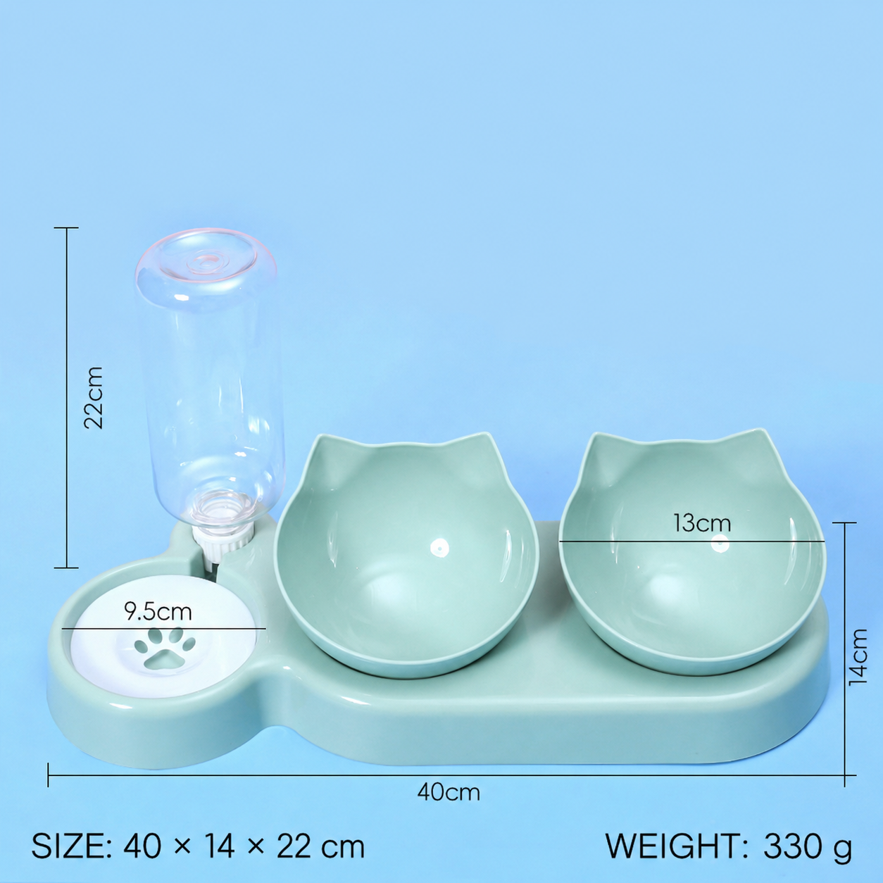 🥳2026 HOT SALE🥳💞50K+ SOLD!50% OFF🔥2-in-1 Ergonomic Elevated Tilted Pet Bowl