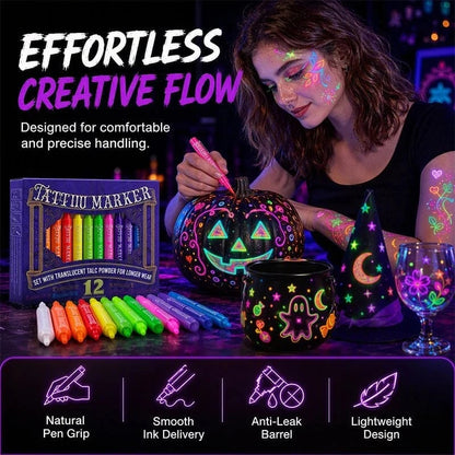 Zavrlygoods™ Glow Party Tattoo Pens