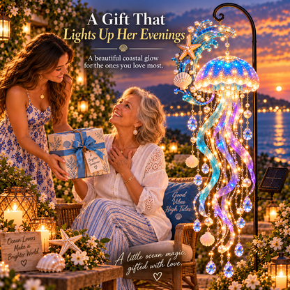 🌊Ocean Spirit Solar Cascade™ -Bring the Magic of the Ocean Into Your Garden