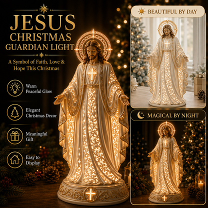 🎄 Jesus Christmas Guardian Light ✨ – A Beautiful Symbol of Faith, Love & Hope