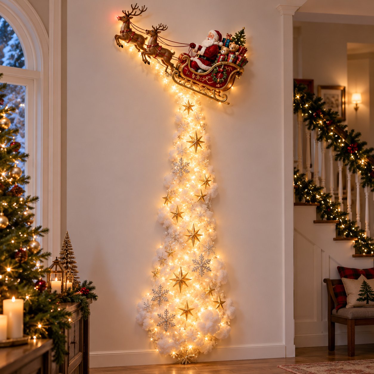 ✨ Christmas Magic Trail Wall Light - A Little Christmas Magic, Right on Your Wall