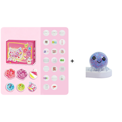 ⏰🔥LIMITED TIME 50% OFF!🔥50K+ SOLD! 🧁DIY Fried Ice Squishy Toy Kit with Cat Claw Design for Kids