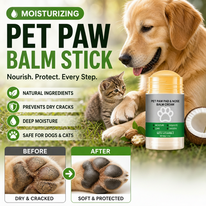 🔥Hot Sale - 50% OFF🔥🧴 Pet Paw Balm Stick – Moisturizes, soothes & protects ✨