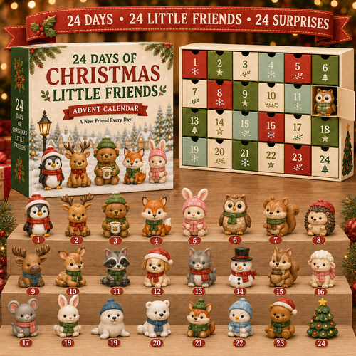 🎄 24 Days of Christmas Little Friends Advent Calendar 🎁 – 24 Adorable Surprises for Kids & Grandkids