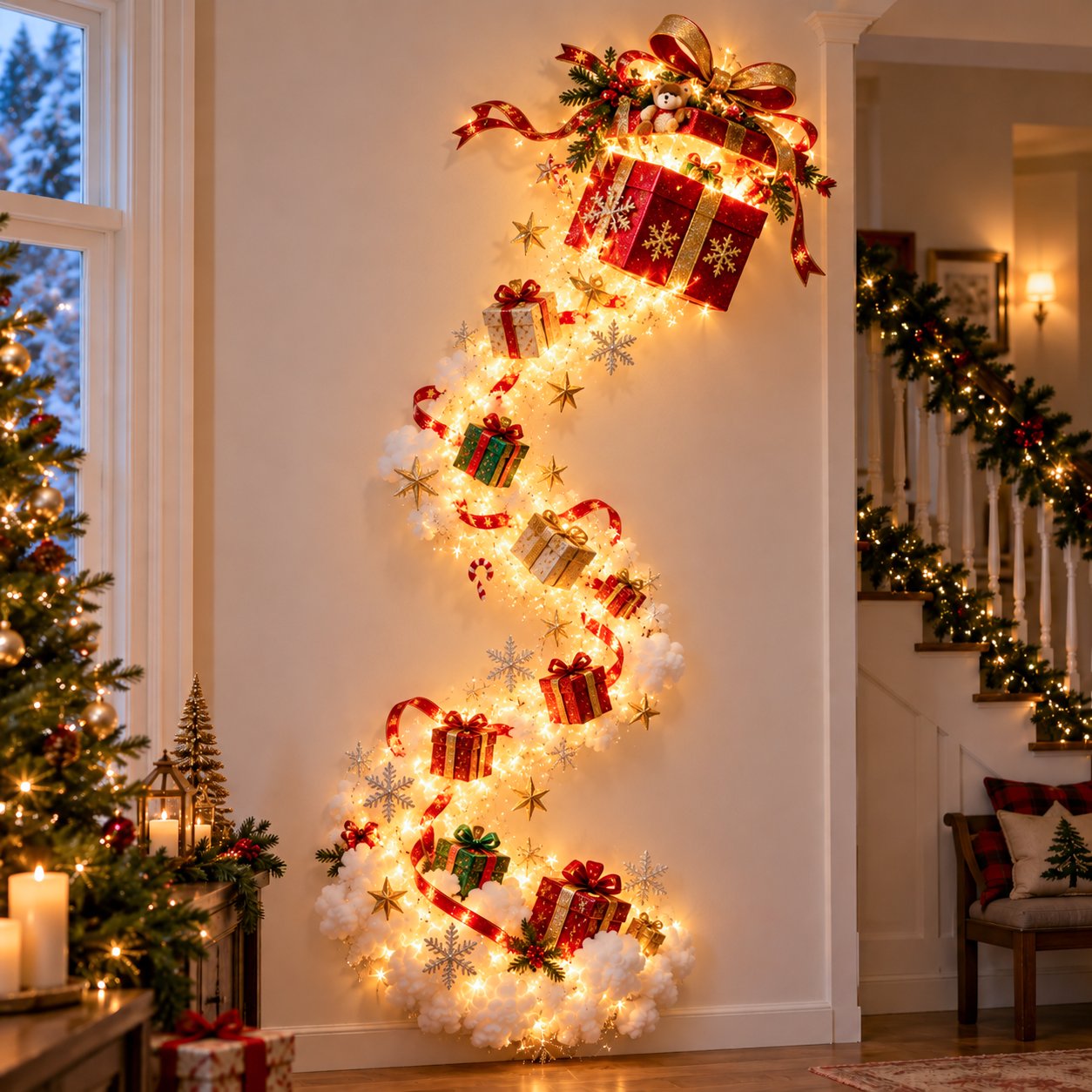 ✨ Christmas Magic Trail Wall Light - A Little Christmas Magic, Right on Your Wall
