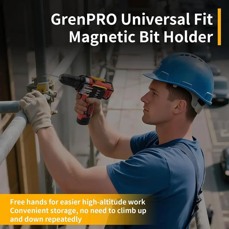 🔧 Universal Magnetic Drill Bit Holder