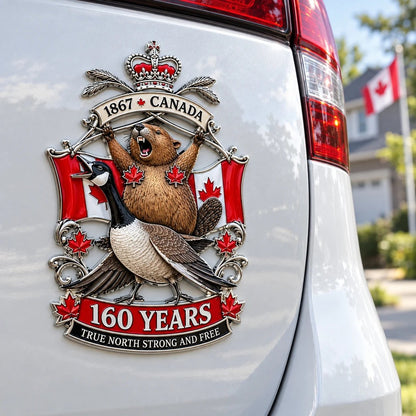🍁 2027 Canada 160th Anniversary Tribute Emblem™ – True North Strong and Free