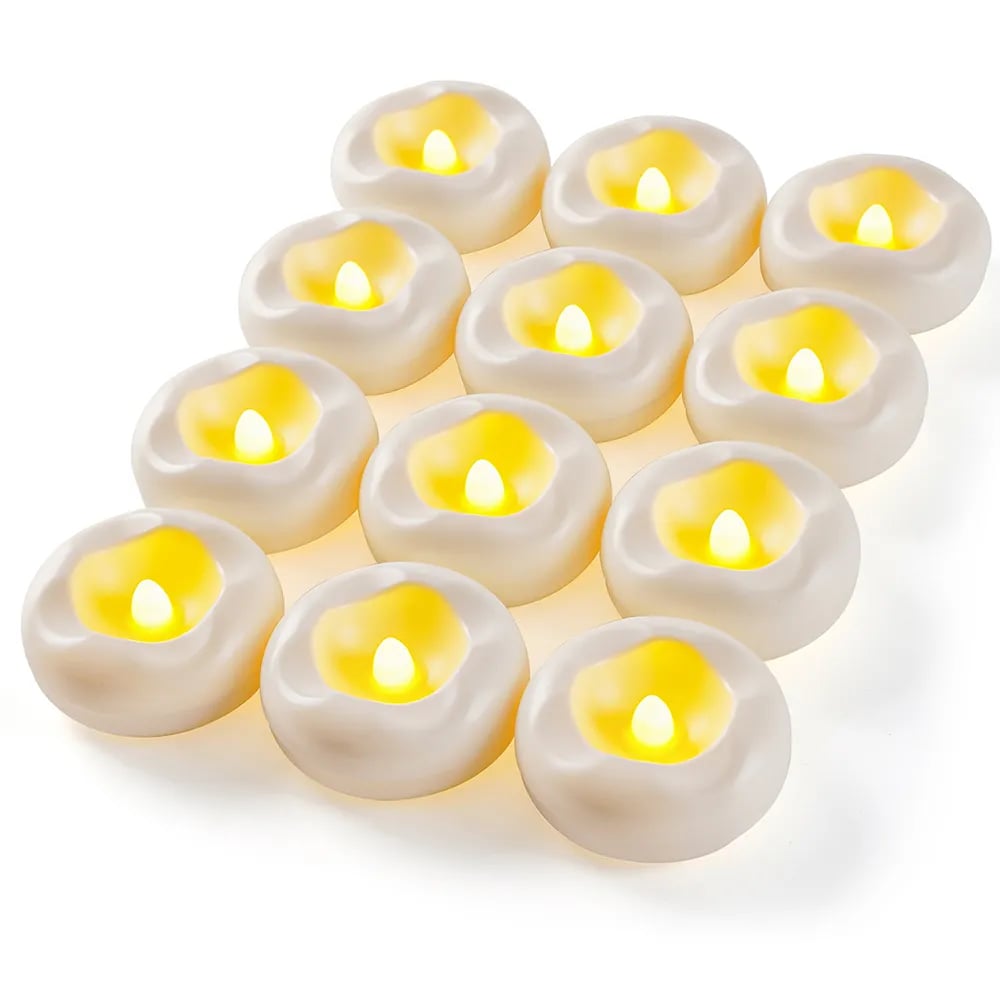 🎉🕯️Water-Activated Flameless Floating LED Candles – Romantic Waterproof Glow for Any Occasion
