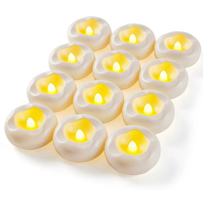 🎉🕯️Water-Activated Flameless Floating LED Candles – Romantic Waterproof Glow for Any Occasion