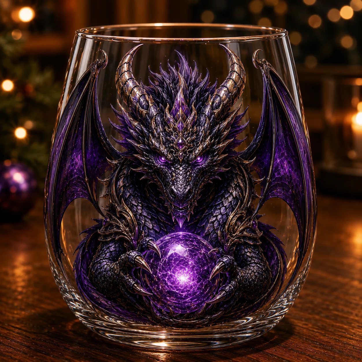 🐉✨ 3D Mythic Dragon Glass Art Cup | Luxury Raised Fantasy Glassware for Whiskey, Home Bar Décor & Legendary Gifts 🎁