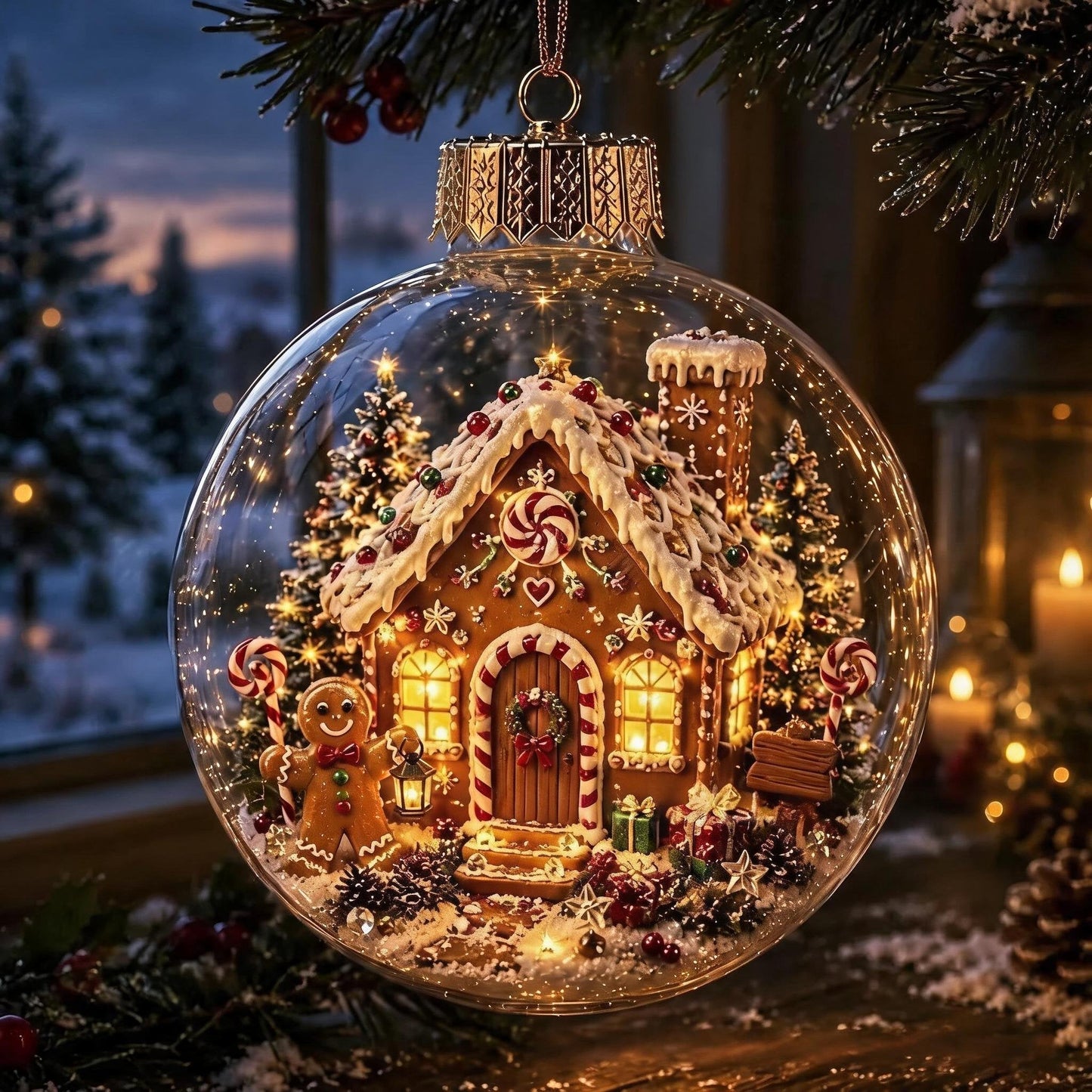 🔥49% OFF - 🎄✨Glowing Christmas Diorama Ornament