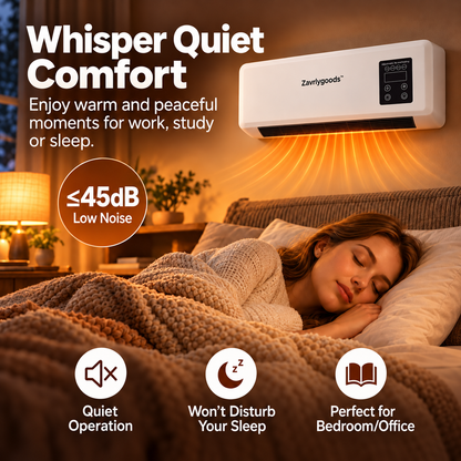 🌞🌞Mounted Space Heater with Thermostat and Remote Control