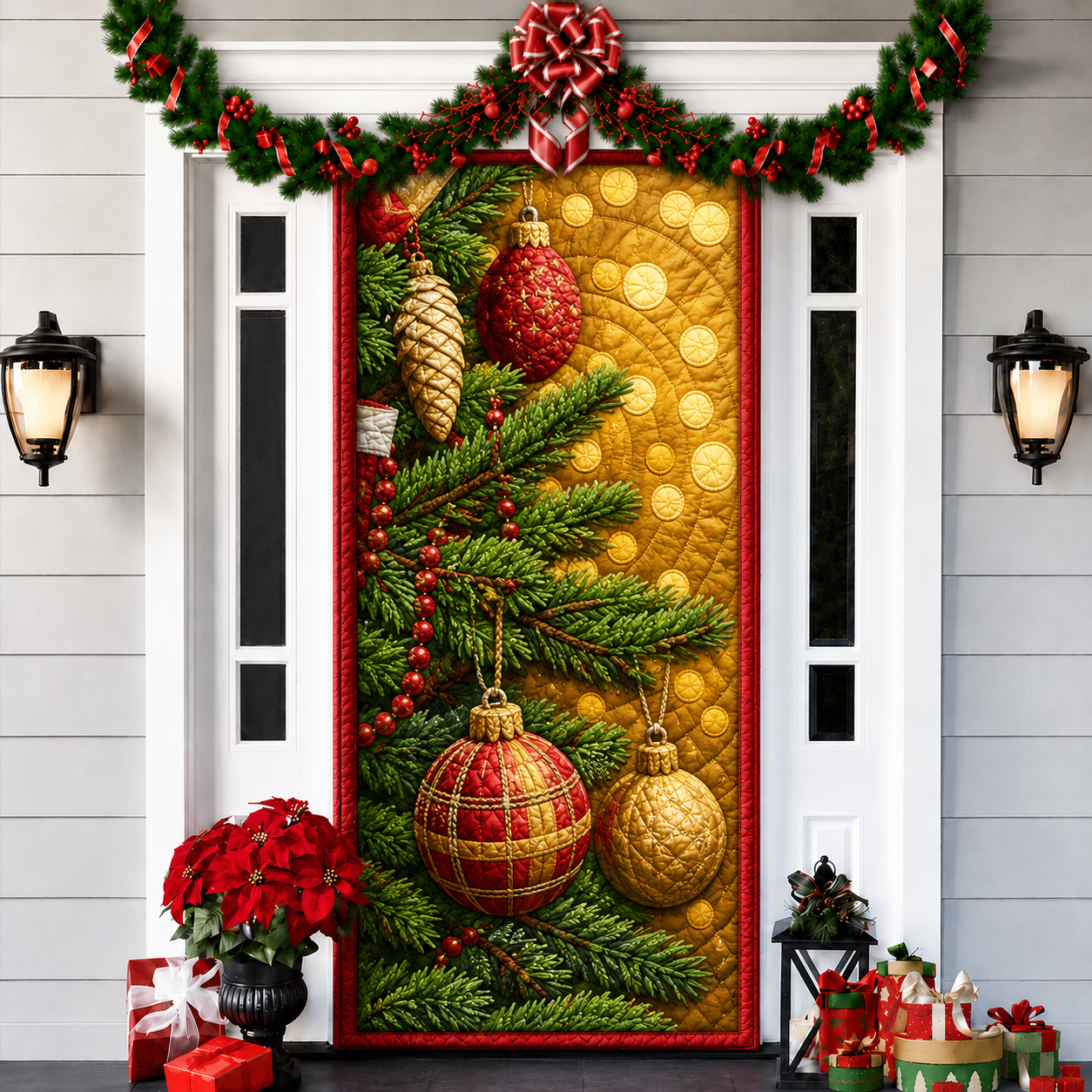 Last day 50% OFF🌟2026 3D Christmas front door decoration