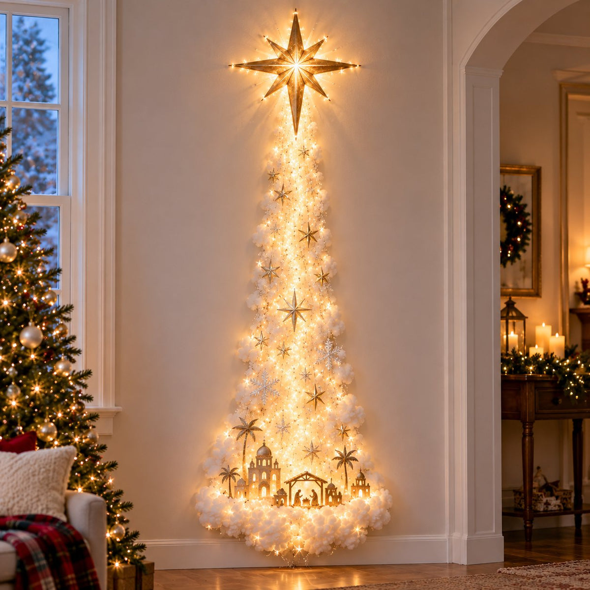 ✨ Christmas Magic Trail Wall Light - A Little Christmas Magic, Right on Your Wall