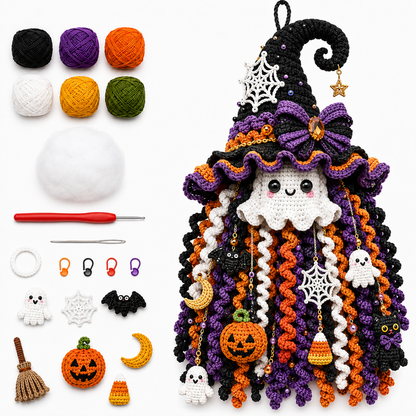 🔥 HOT SALE 🔥⏳ NEW ARRIVAL – 49% OFF – 🧶 DIY Seasonal 3D Crochet Door Hanger Kit