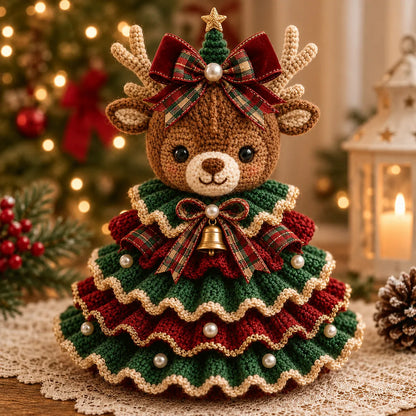 🔥LAST DAY 50% OFF - 🎄Crochet Animal Christmas Tree DIY Kit – Stitch a Little Christmas Magic