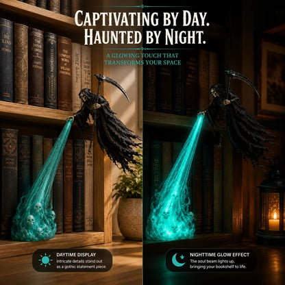 🔥Buy 2 Get 20% OFF🔥💀 The Soul Collector — Haunted Reaper Shelf Light