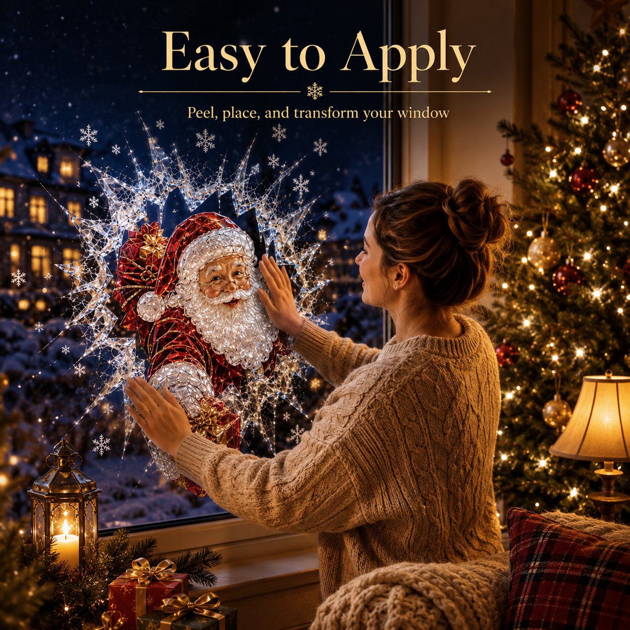 🔥Last Day 50% OFF - ❄️🎅🏼 2026 Christmas Window Decals