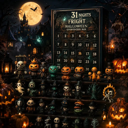🎃2026 Halloween Countdown Advent Calendar Gift Box - 31 Nights of Fright Blindbags Surprise Set👻