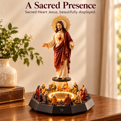 🔥last Day 49% Off🔥- Floating Christ With Led Lighting – A Symbol Of Faith That Enchants
