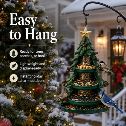 🔥Hot Sale - 50% OFF🔥✨🎄 Christmas Bird Feeder Collection™ – Festive Hanging Garden Feeders for Wild Birds