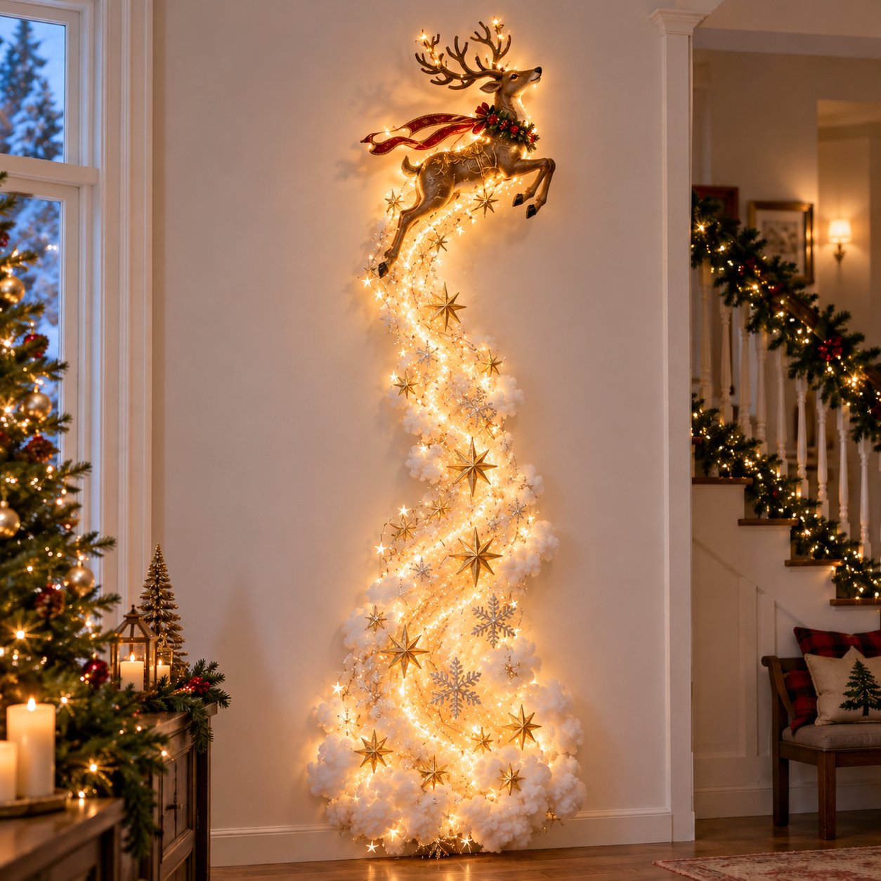 ✨ Christmas Magic Trail Wall Light - A Little Christmas Magic, Right on Your Wall