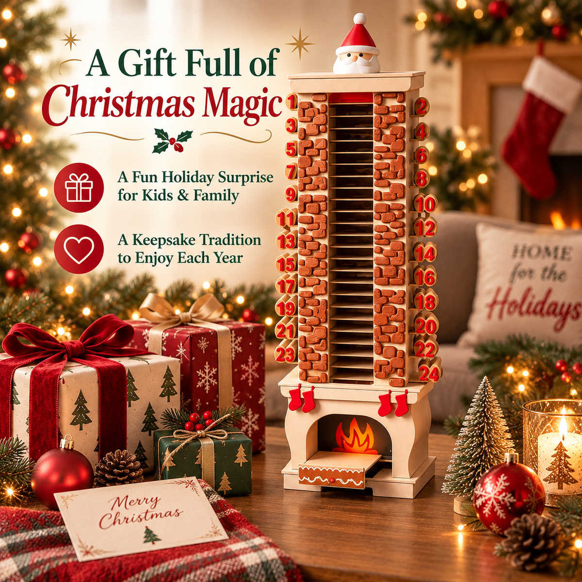 Christmas advent calendar holiday family gift idea