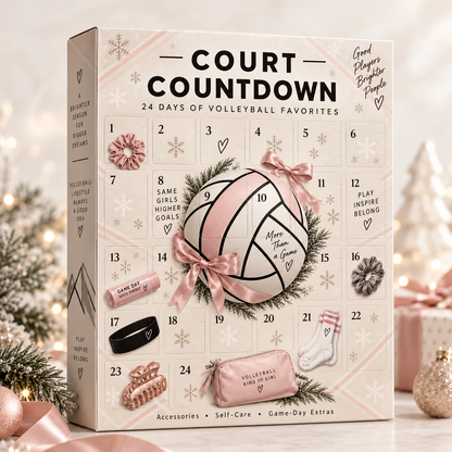 🏐 Court Countdown™ – 24 Days of Volleyball Christmas Surprises