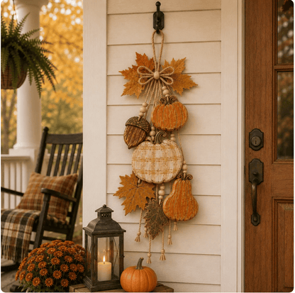 🔥Hot Sale - 50% OFF🔥Rustic Harvest WoodenDoor Hanger
