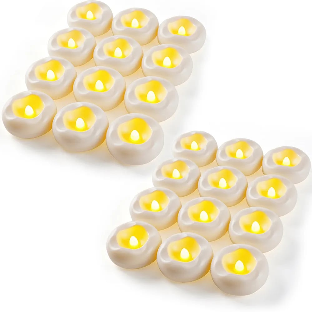 🎉🕯️Water-Activated Flameless Floating LED Candles – Romantic Waterproof Glow for Any Occasion