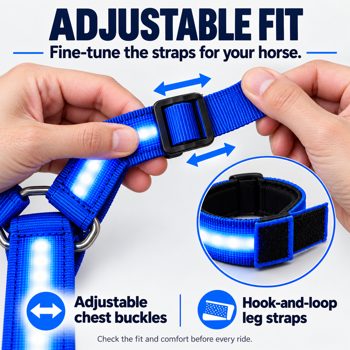 MoonRein™ — LED Horse Riding Light Set(Body + 4 Legs + Tail)