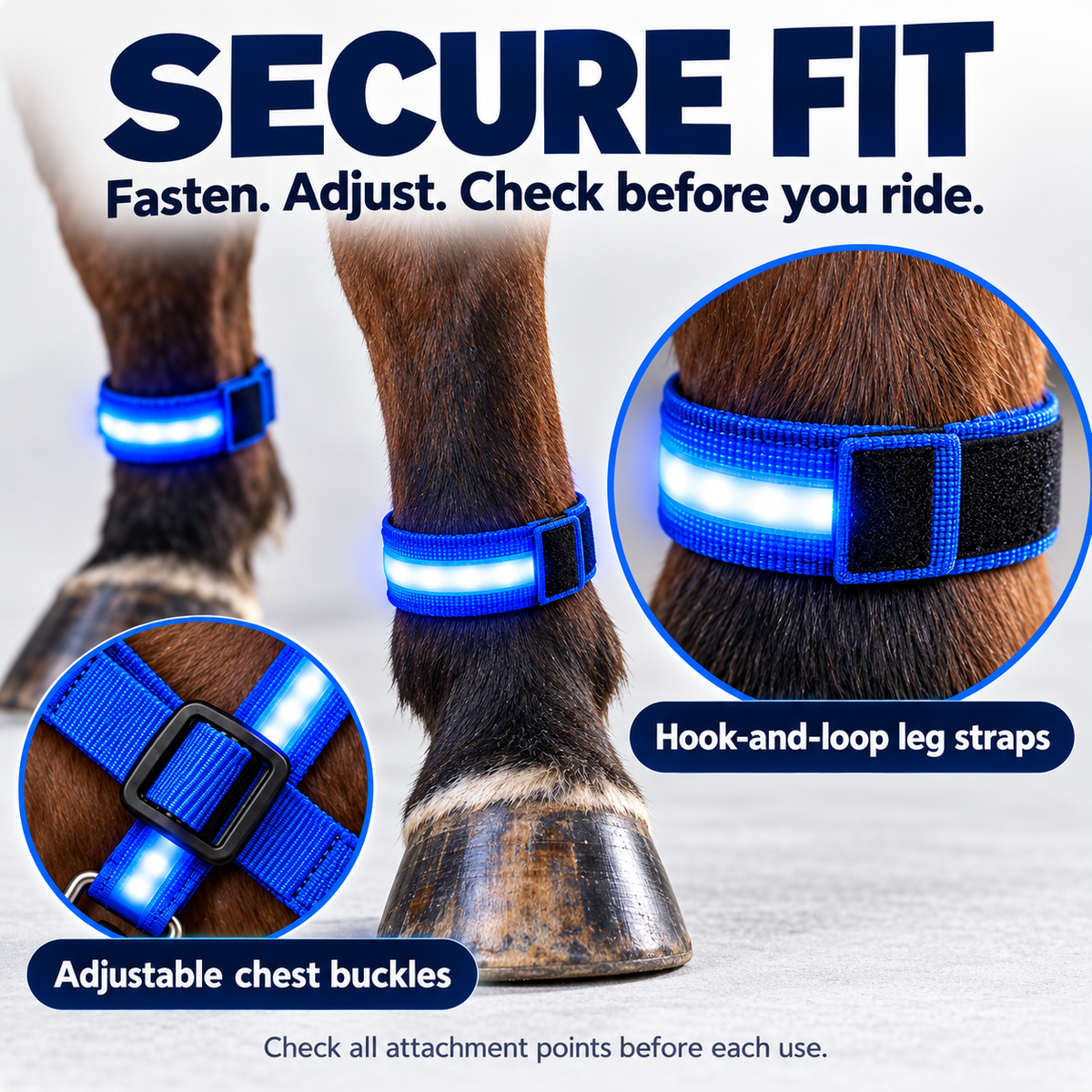 MoonRein™ — LED Horse Riding Light Set(Body + 4 Legs + Tail)