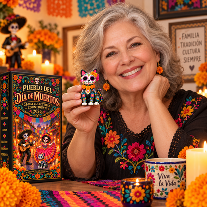 💀 2026 Día de Muertos 24-Day Collectible Countdown – Build Your Own Heritage Village