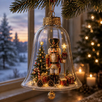 ✨🎄 Illuminated Christmas Story Ornament – Light‑Up Mini Holiday Scene